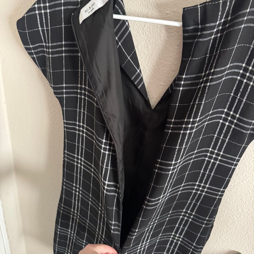 Ali + Jay Plaid Mini Dress XS - Picture 3 of 7